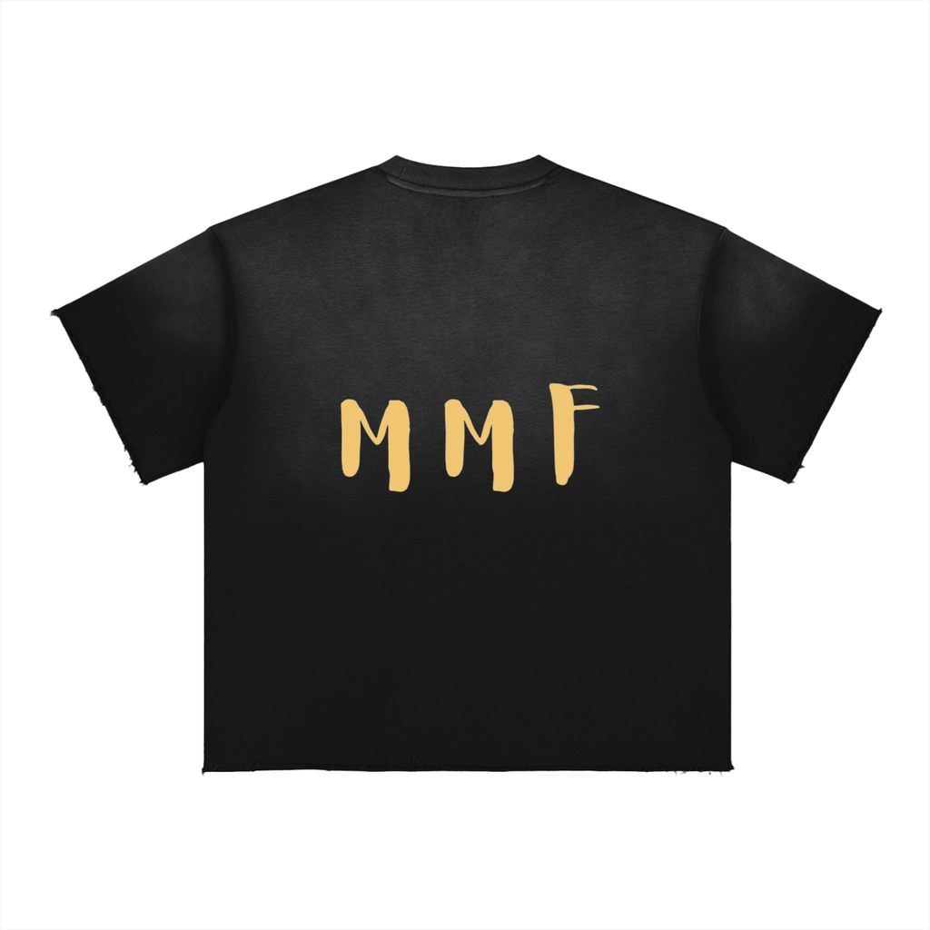 Sun Fade Raw Edge T-Shirt