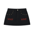 Women's Studded Denim Mini Skirt