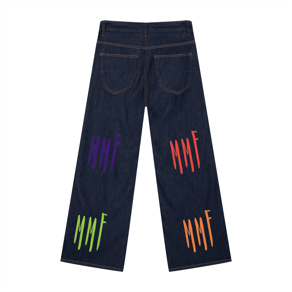 Men's Loose Fit Wide Leg Jeans