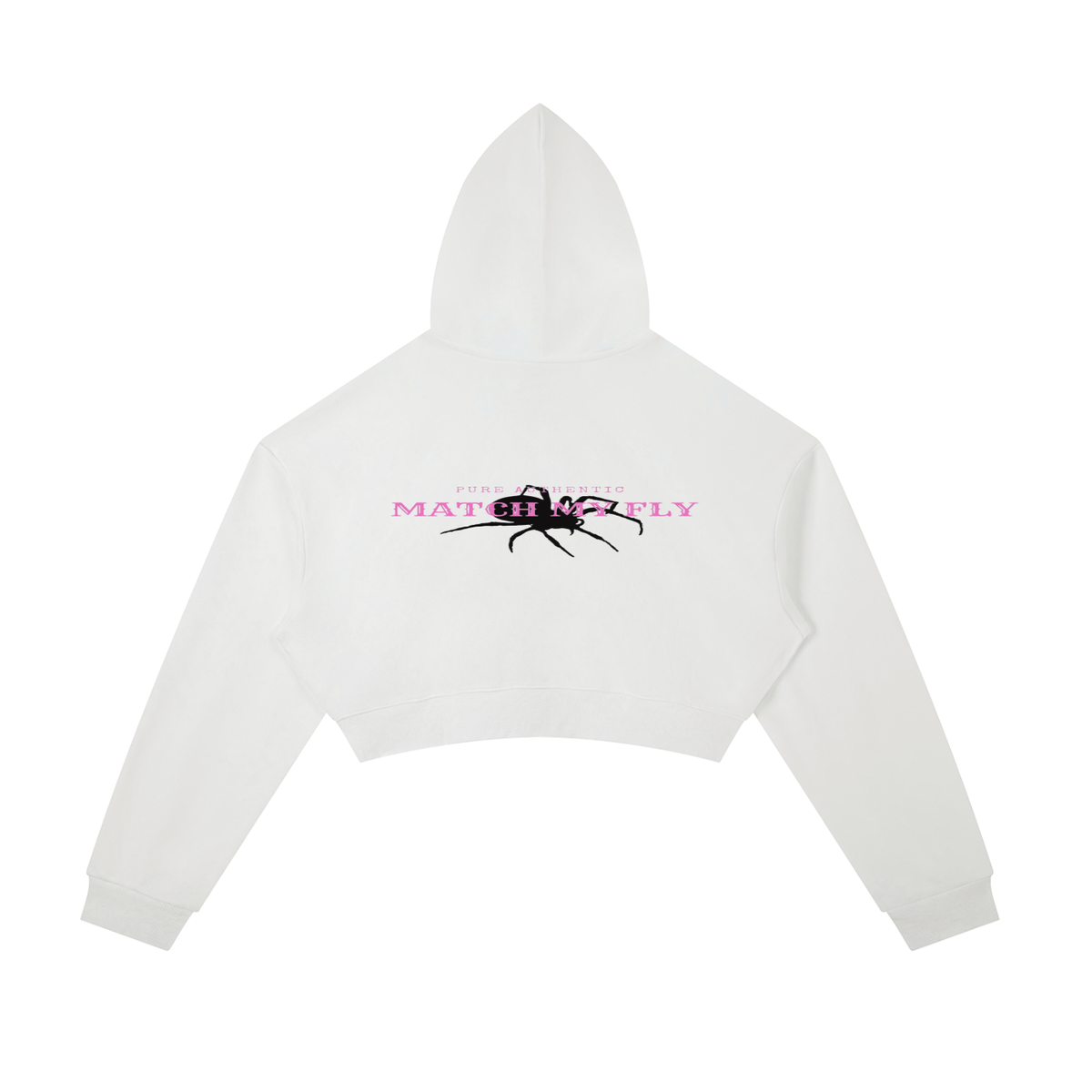 Essential Cropped Zip-Up Hoodie