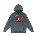 Snow Washed Loose Cotton Hoodie
