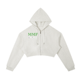 Essential Cropped Zip-Up Hoodie