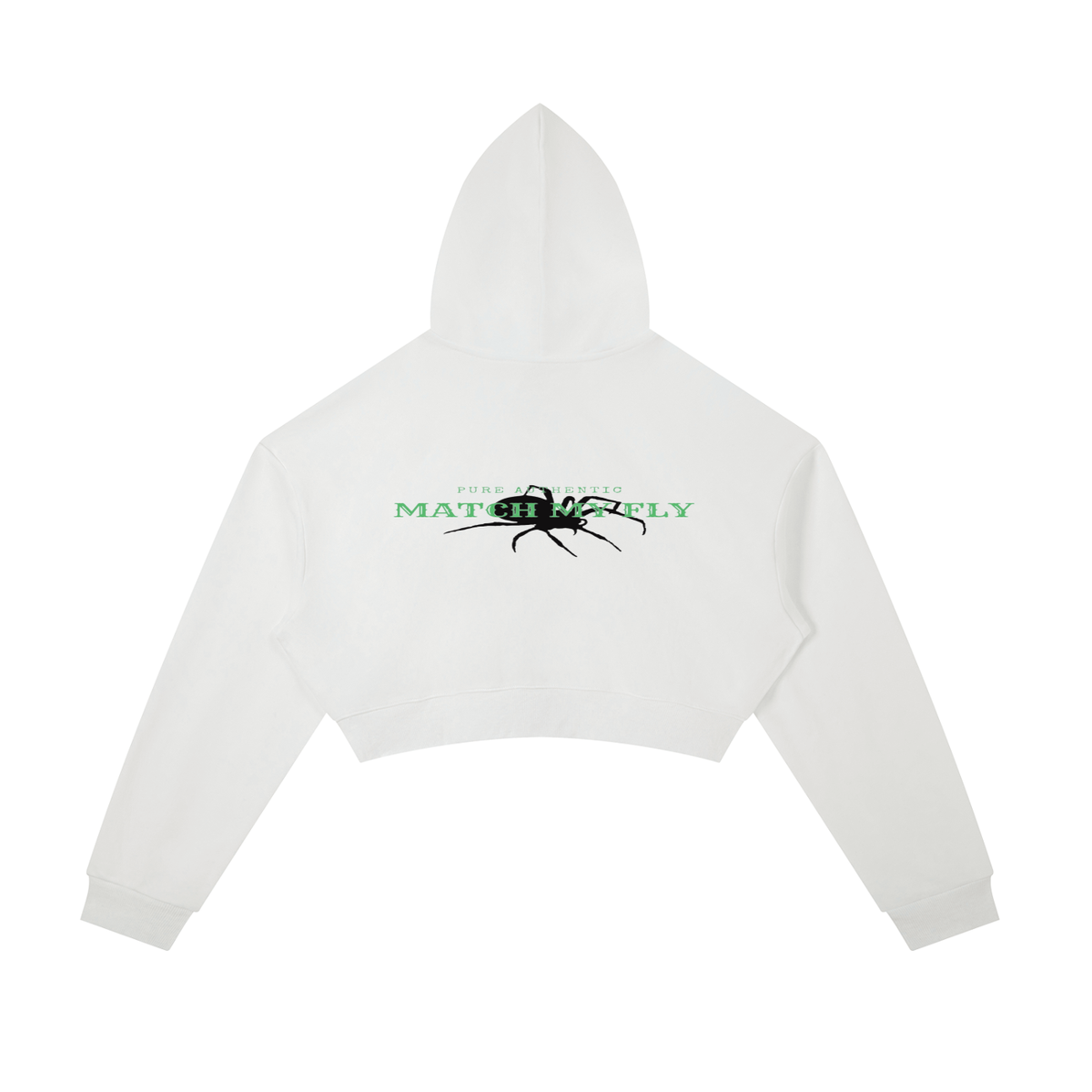 Essential Cropped Zip-Up Hoodie