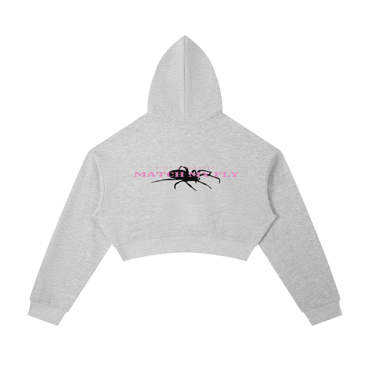 Essential Cropped Zip-Up Hoodie