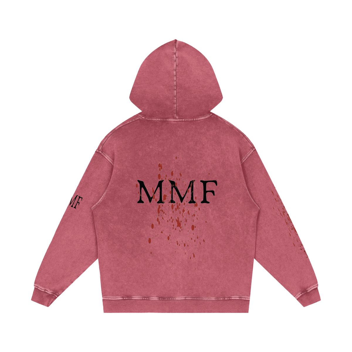 Snow Washed Loose Cotton Hoodie