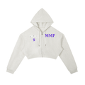 Essential Cropped Zip-Up Hoodie