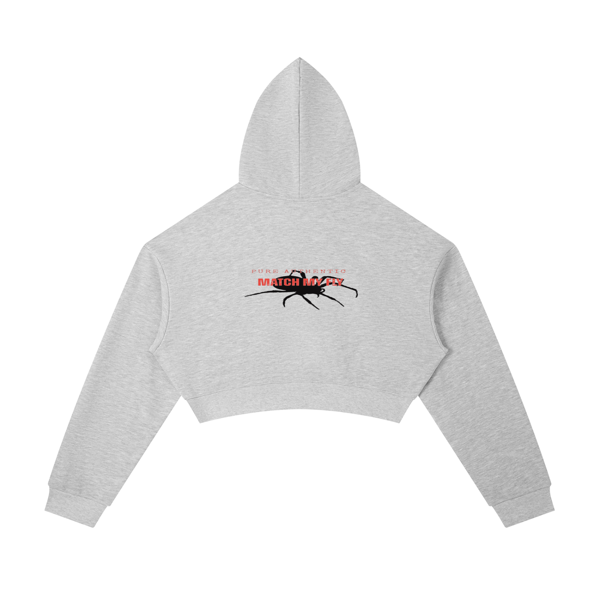 Essential Cropped Zip-Up Hoodie