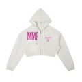 Essential Cropped Zip-Up Hoodie