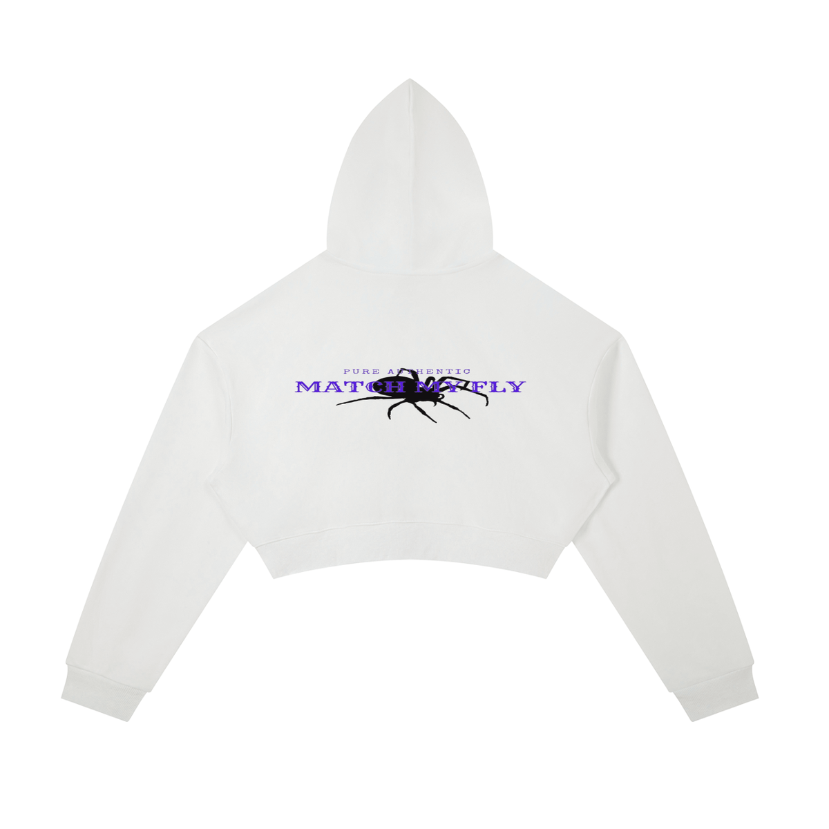 Essential Cropped Zip-Up Hoodie