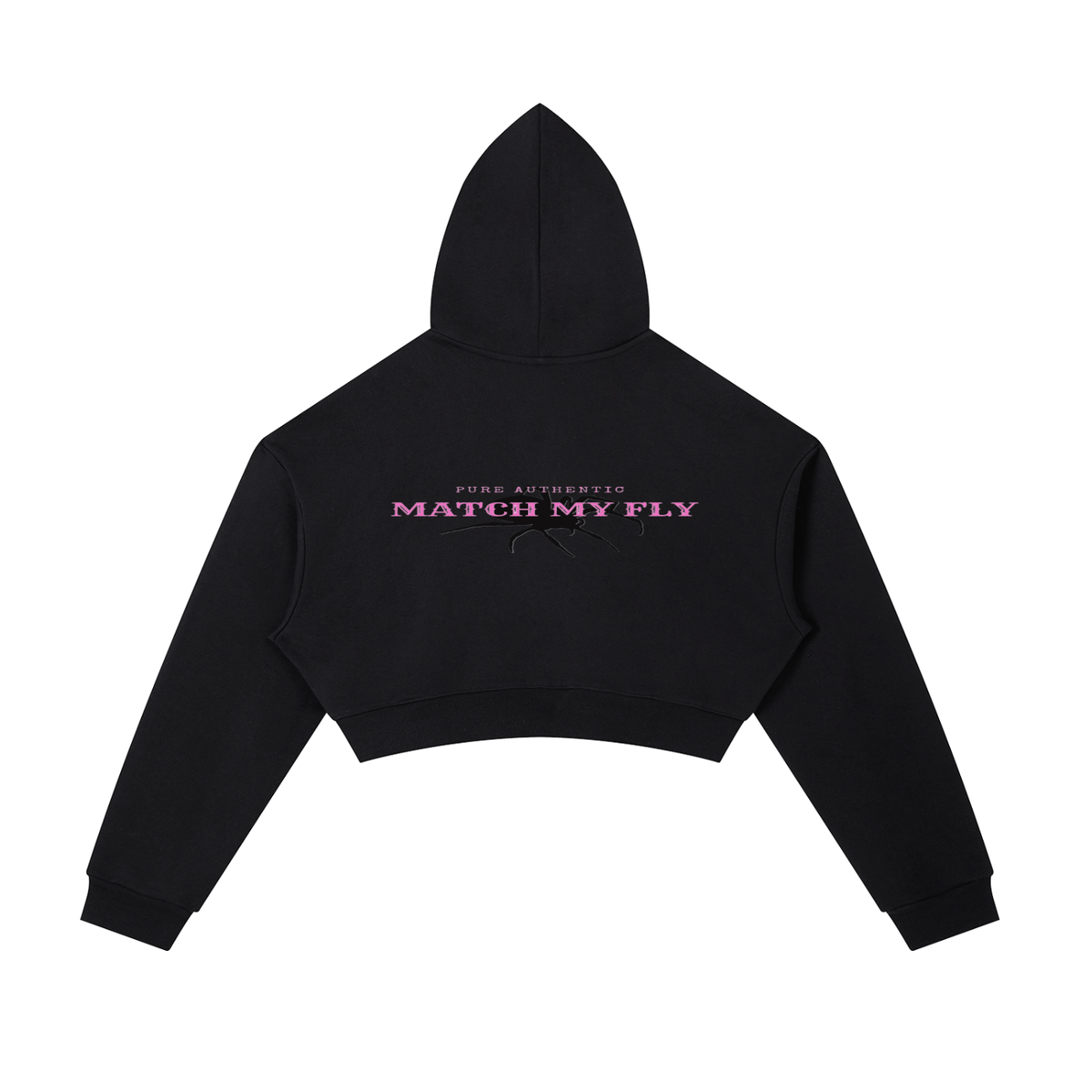 Essential Cropped Zip-Up Hoodie